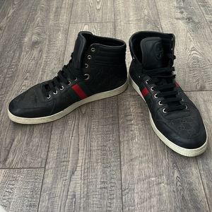 Gucci Guccissima Web Leather Hi-Top